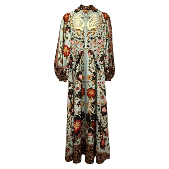 FARM Rio Flowing Beauty Maxi Dress, Size XS, NWT 🇧🇷 - Picture 12 of 16